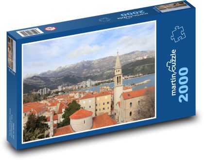 Čierna Hora - Kotor - Puzzle 2000 dielikov, rozmer 90x60 cm 