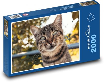 Katze im Garten - Puzzle - 2000 Teile