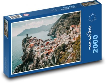 Itálie - Vernazza - puzzle 2000 dílků