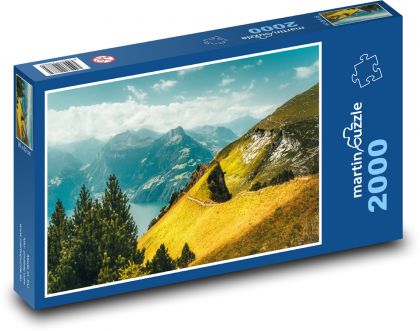 Mountains, nature - Puzzle 2000 pieces, size 90x60 cm 