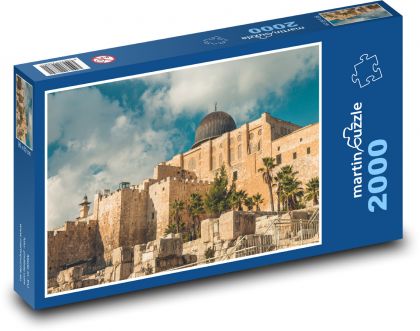 Jeruzalem, historické mesto - Puzzle 2000 dielikov, rozmer 90x60 cm 