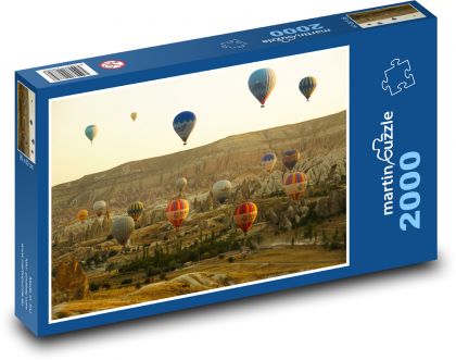 Balony - Puzzle 2000 elementów, rozmiar 90x60 cm