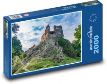 Hrad - zřícenina Puzzle 2000 dílků - 90 x 60 cm