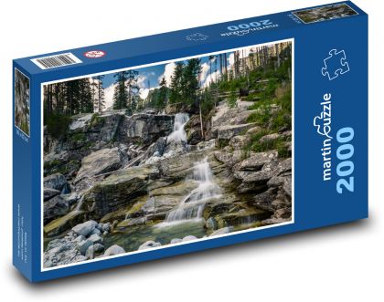 Potok ve skále - puzzle 2000 dílků