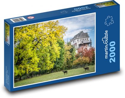 Zámocký park - Puzzle 2000 dielikov, rozmer 90x60 cm 