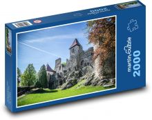 Středověký hrad Puzzle 2000 - 90x60 cm
