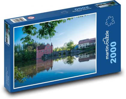 Červená Lhota - zámek - Puzzle 2000 dílků, rozměr 90x60 cm