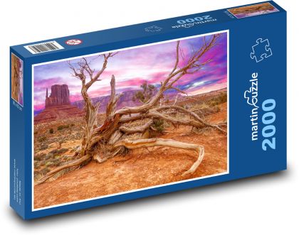 Monument Valley - Puzzle 2000 pieces, size 90x60 cm 