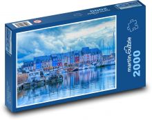 Ships in harbour. Puzzle 2000 pieces - 90 x 60 cm