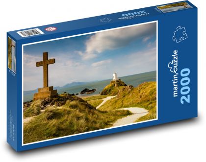 Wales - Ynys Llanddwyn - Puzzle 2000 dílků, rozměr 90x60 cm