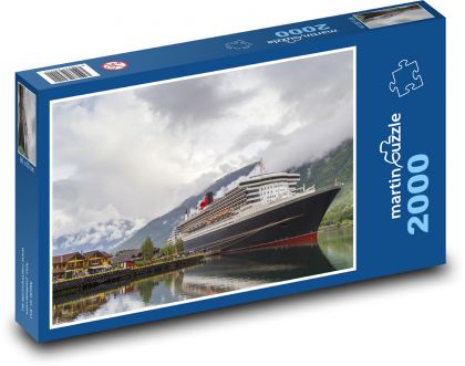 Ozeandampfer - Queen Mary 2 - Puzzle - 2000 Teile
