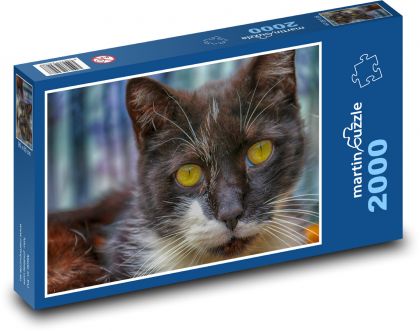 Zviera - mačka - Puzzle 2000 dielikov, rozmer 90x60 cm 