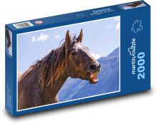 Braunes Pferd Puzzle 2000 Teile - 90 x 60 cm