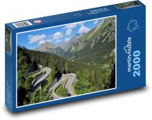 Horská silnice Puzzle 2000 - 90x60 cm