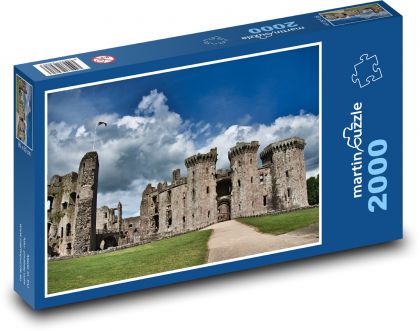 Historický hrad - Puzzle 2000 dílků, rozměr 90x60 cm