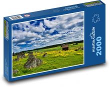 Louka, venkov Puzzle 2000 - 90x60 cm