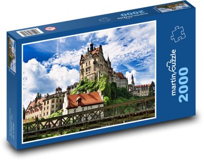 Architektura - zámek - Puzzle 2000 dílků, rozměr 90x60 cm