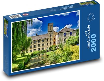 Building, park - Puzzle 2000 pieces, size 90x60 cm 