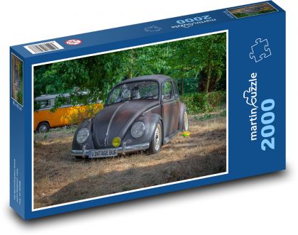 Auto - VW brouk - Puzzle 2000 dílků, rozměr 90x60 cm