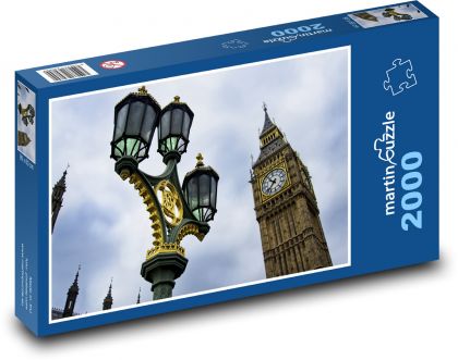 Londýn, Big Ben - Puzzle 2000 dielikov, rozmer 90x60 cm 