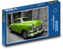 Kuba - staré auto Puzzle 2000 dílků - 90 x 60 cm