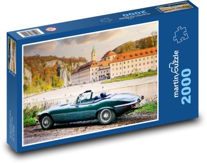 Car at the lock - Puzzle 2000 pieces, size 90x60 cm 