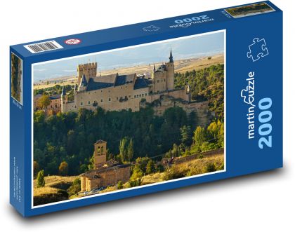 Hrad Alcazar Pevnost  - Puzzle 2000 dílků, rozměr 90x60 cm