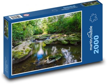 Voda, příroda - Puzzle 2000 dílků, rozměr 90x60 cm