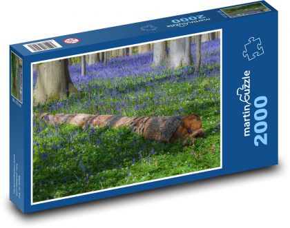 Wald - Blumen, Bäume - Puzzle - 2000 Teile