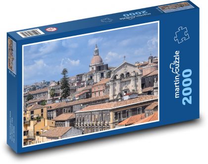 Stadt - Gebäude, Kirche - Puzzle - 2000 Teile
