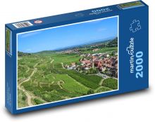Francie - město, panorama Puzzle 2000 dílků - 90 x 60 cm
