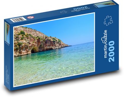 Morze - zatoka, wybrzeże - Puzzle 2000 elementów, rozmiar 90x60 cm