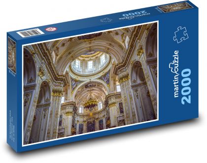 Katedra - kościół, budynek - Puzzle 2000 elementów, rozmiar 90x60 cm