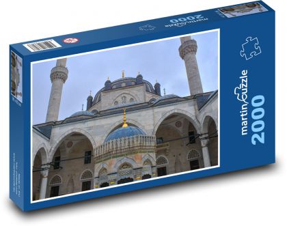Turecko - Istanbul, mešita - Puzzle 2000 dielikov, rozmer 90x60 cm 