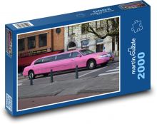 Růžová limuzína Puzzle 2000 - 90x60 cm