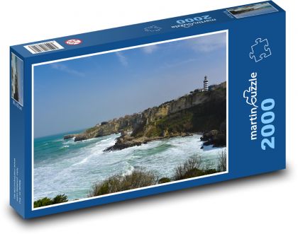 Turecko - more, maják - Puzzle 2000 dielikov, rozmer 90x60 cm 