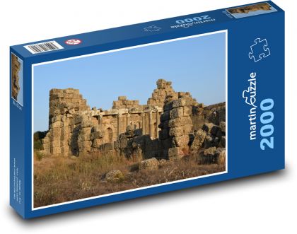 Turecko, mestské zrúcaniny - Puzzle 2000 dielikov, rozmer 90x60 cm 