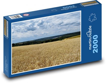Zemědělské pole - puzzle 2000 dílků