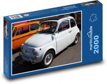 Fiat 500 weteran samochodu Puzzle 2000 elementów - 90x60 cm