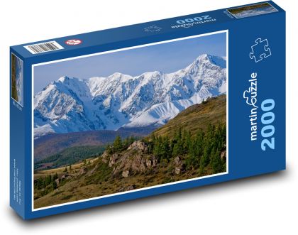 Altaj - hory, příroda - Puzzle 2000 dílků, rozměr 90x60 cm
