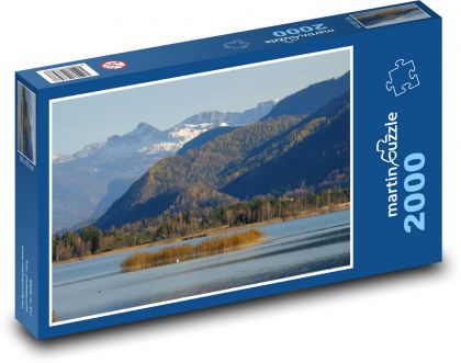 Podzimní příroda na horách - puzzle 2000 dílků