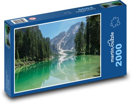 Jezero v horách - puzzle 2000 dílků