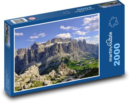 Italské Alpy, Dolomity - puzzle 2000 dílků