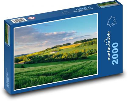 Jarní louky - puzzle 2000 dílků