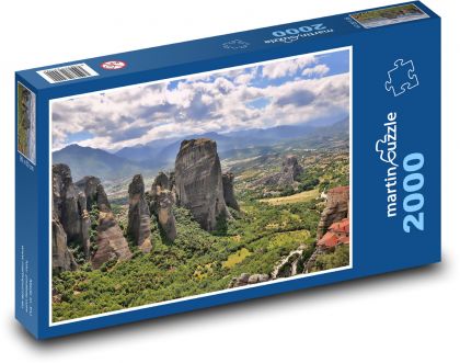 Skalné útvary - Puzzle 2000 dielikov, rozmer 90x60 cm 