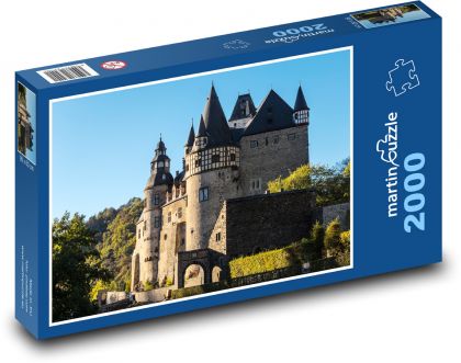 Geheimnisvolles Schloss - Schloss - Puzzle - 2000 Teile
