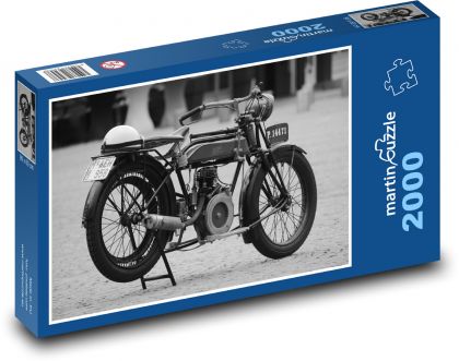 Historisches Motorrad - Veteran, Moped - Puzzle - 2000 Teile