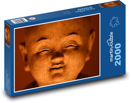Budha - náboženství, meditace - Puzzle 2000 dílků, rozměr 90x60 cm