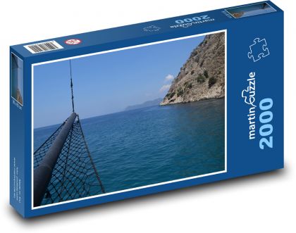 Statek - morze, ocean - Puzzle 2000 elementów, rozmiar 90x60 cm