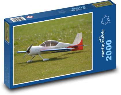 Airplane - model, hobby - Puzzle 2000 pieces, size 90x60 cm 